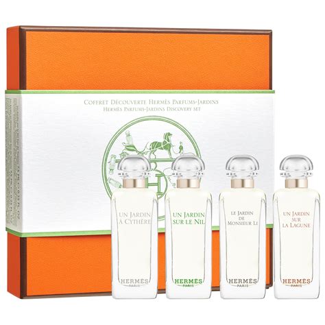 hermes miniature perfume set review|hermes mini jardin perfume.